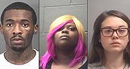 Craig Lamont Williams Jr., Cornay Crawford and Cheyenne Marie Totten 